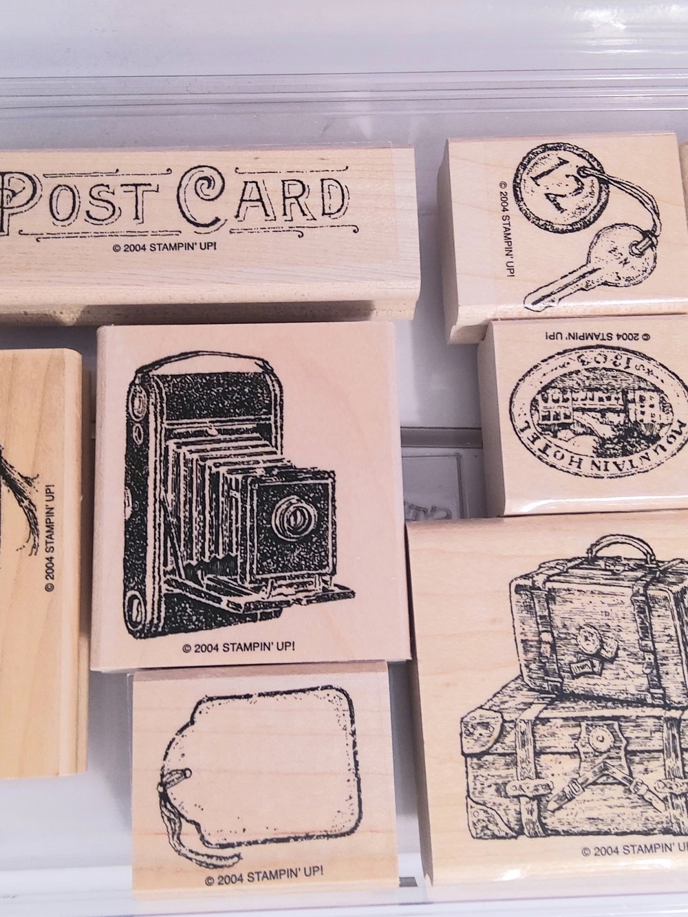Stampin' Up! Vintage Travel Post